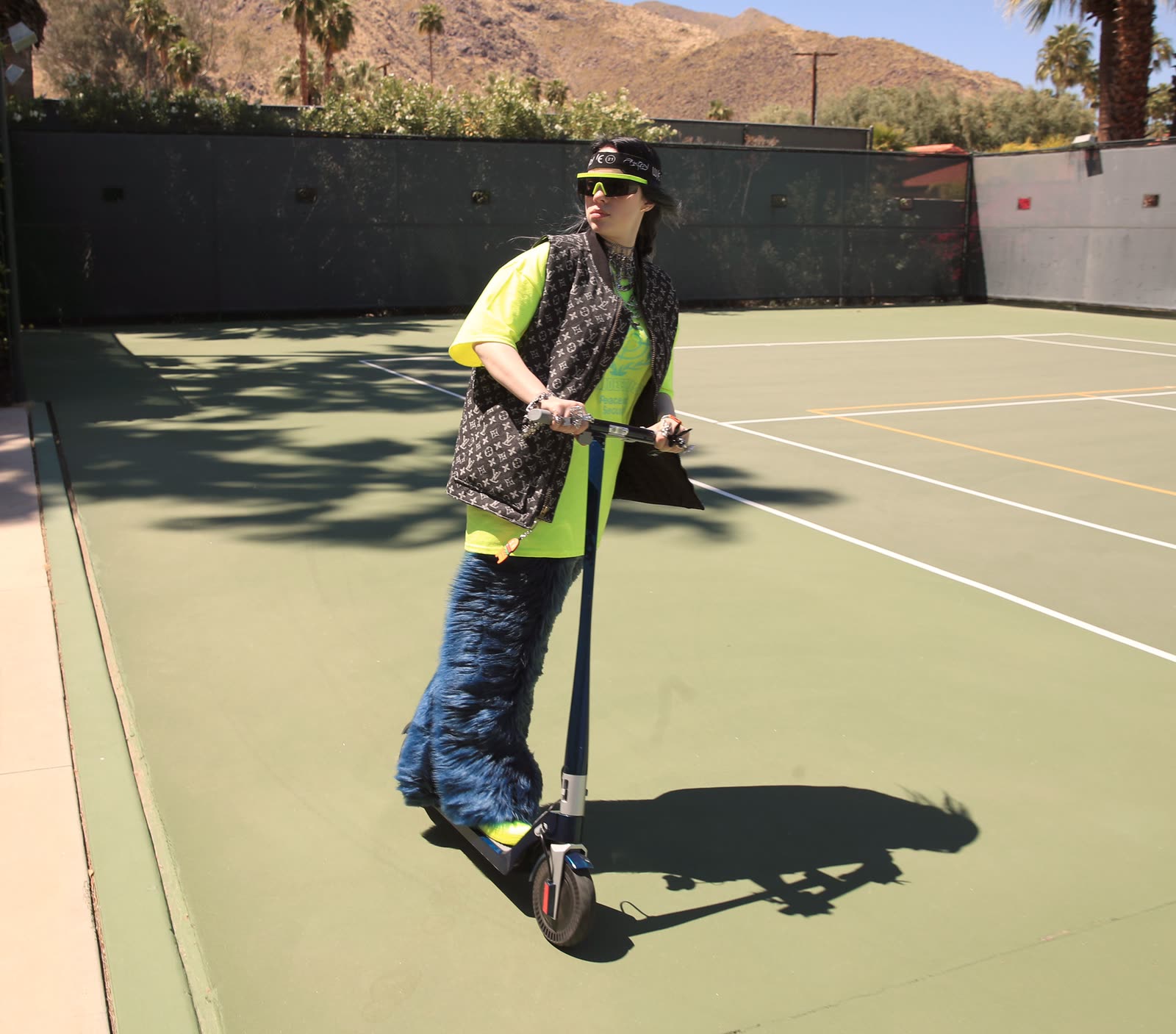 Billie Eilish at Coachella with Unagi Scooter