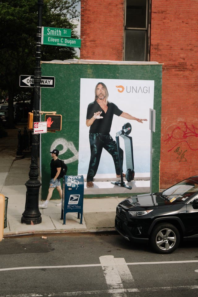 Unagi x Iggy Pop street poster
