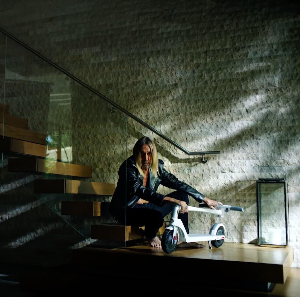 Unagi x Iggy Pop stair portrait