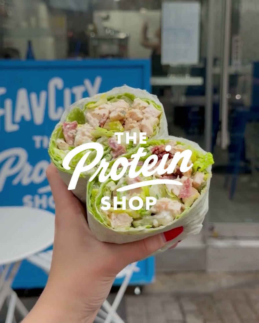 A wrap at The Protein Shop