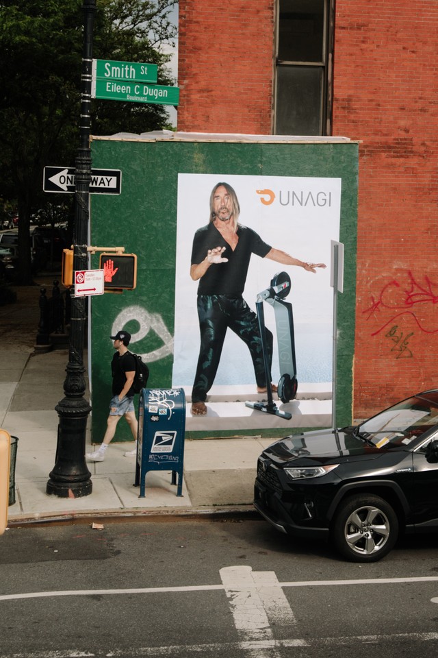 Unagi x Iggy Pop street poster