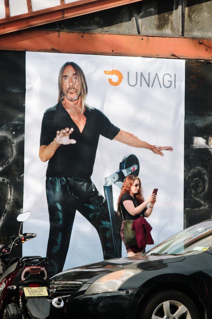 Unagi x Iggy Pop billboard